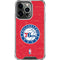 NBA Philadelphia 76ers Distressed iPhone 16 Pro Max Clear Case
