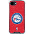 NBA Philadelphia 76ers Distressed iPhone 16e Clear Case