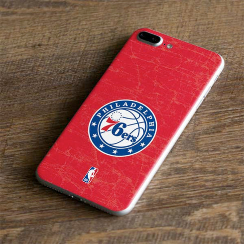 NBA Philadelphia 76ers Distressed iPhone 7 Plus Skin