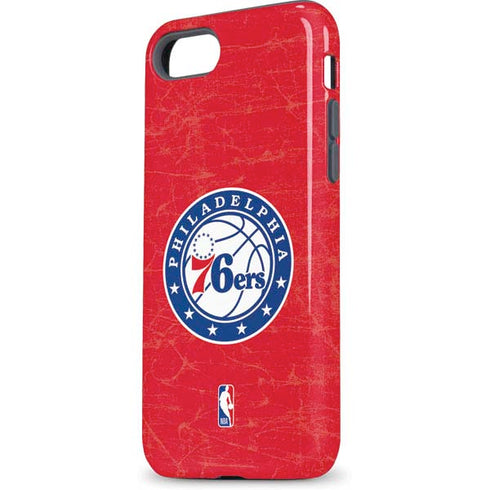 NBA Philadelphia 76ers Distressed iPhone 7 Pro Case
