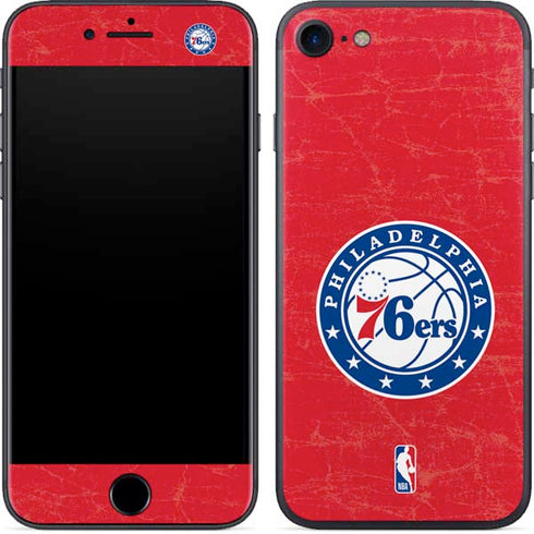 NBA Philadelphia 76ers Distressed iPhone 7 Skin