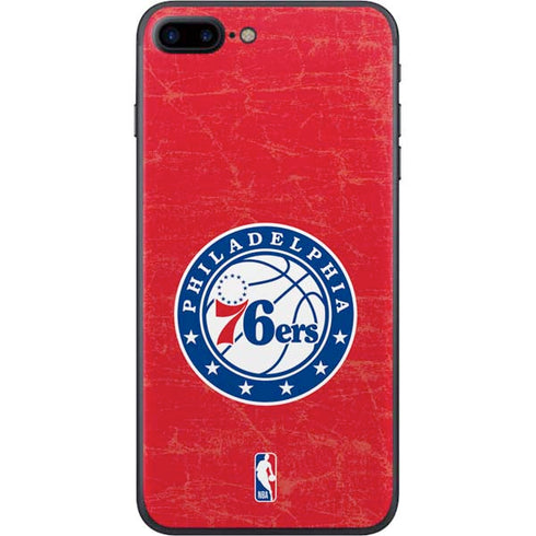 NBA Philadelphia 76ers Distressed iPhone 8 Plus Skin