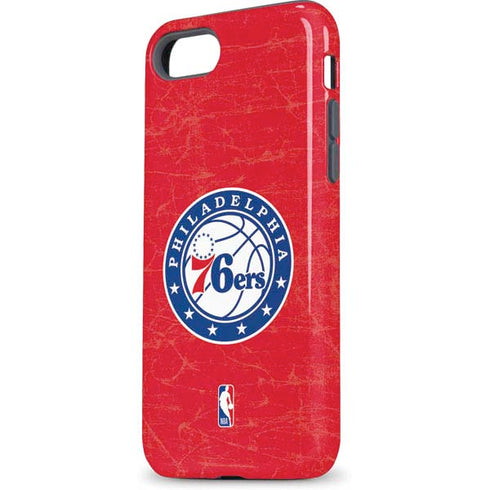 NBA Philadelphia 76ers Distressed iPhone 8 Pro Case