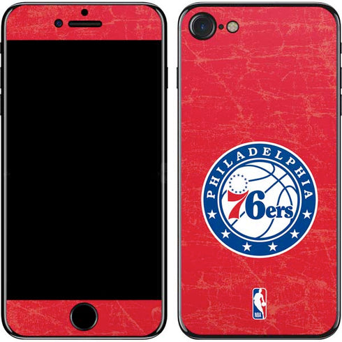 NBA Philadelphia 76ers Distressed iPhone SE (2nd & 3rd Gen) Skin