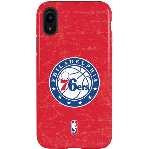 NBA Philadelphia 76ers Distressed iPhone XR Pro Case