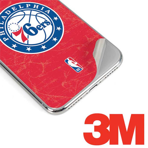 NBA Philadelphia 76ers Distressed iPhone XR Skin