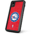 NBA Philadelphia 76ers Distressed iPhone XR Waterproof Case