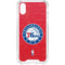 NBA Philadelphia 76ers Distressed iPhone XS Clear Case
