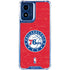 NBA Philadelphia 76ers Distressed Moto G Play 4G (2024) Clear Case