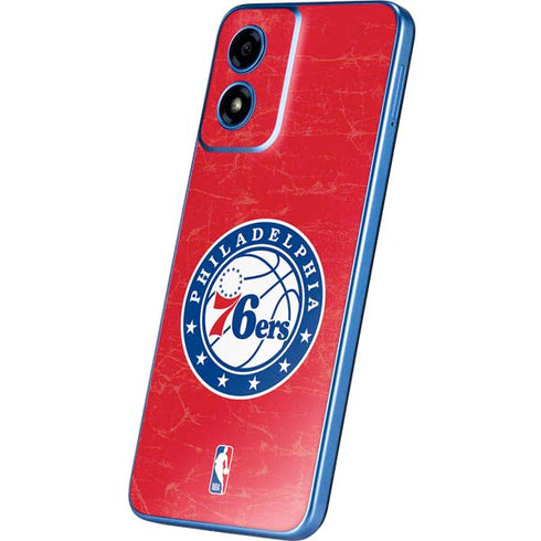 NBA Philadelphia 76ers Distressed Moto G Play 4G (2024) Skin