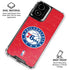 NBA Philadelphia 76ers Distressed Moto G Power 5G (2024) Clear Case