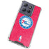 NBA Philadelphia 76ers Distressed Moto G Stylus 5G (2025) Clear Case