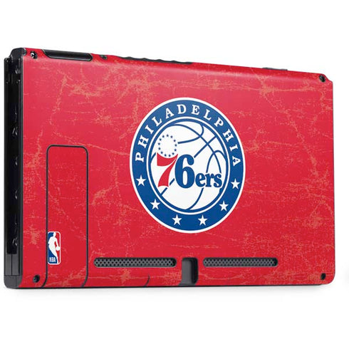 NBA Philadelphia 76ers Distressed Nintendo Switch Bundle Skin
