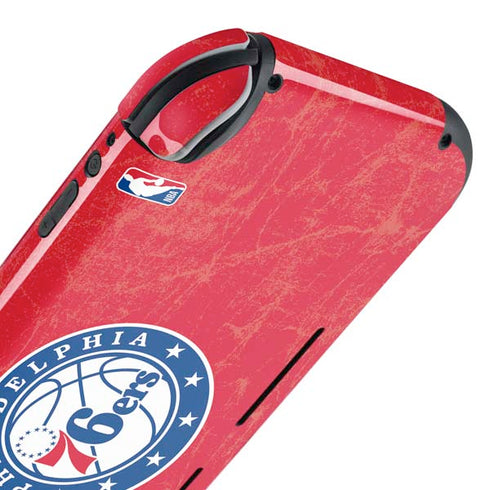 NBA Philadelphia 76ers Distressed Nintendo Switch Lite Skin