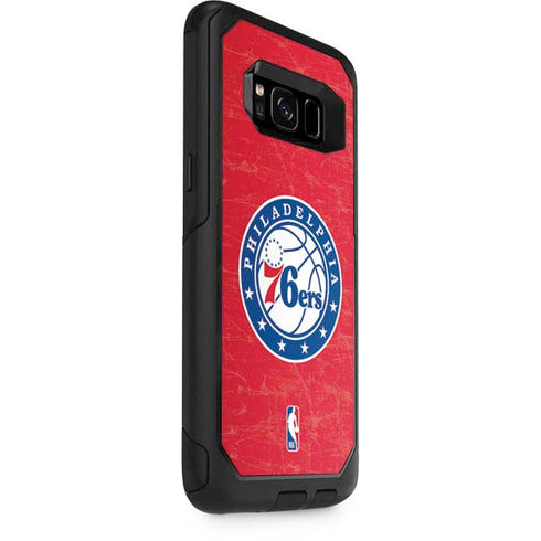 NBA Philadelphia 76ers Distressed Otterbox Commuter Galaxy Skin