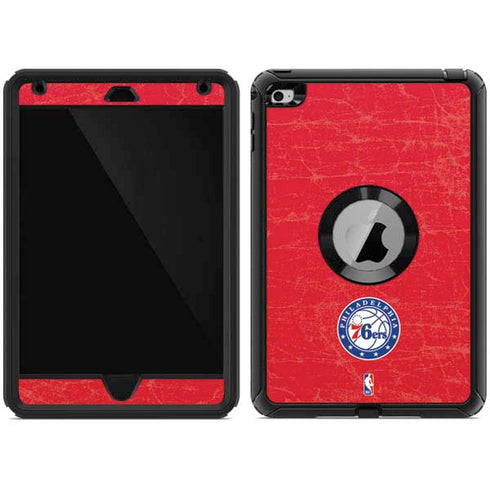 NBA Philadelphia 76ers Distressed Otterbox Defender iPad Skin