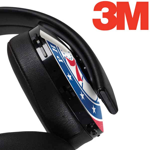 NBA Philadelphia 76ers Distressed PlayStation 4 Gold Wireless Headset Skin