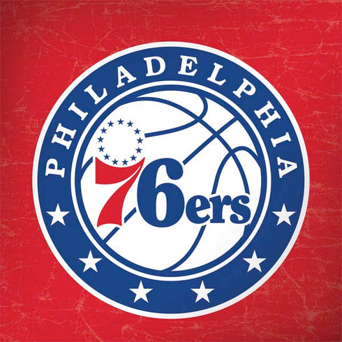 NBA Philadelphia 76ers Distressed PlayStation 4 Gold Wireless Headset Skin