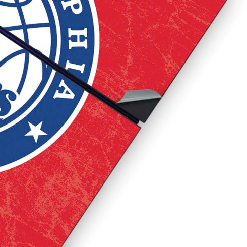 NBA Philadelphia 76ers Distressed PS4 Console Skin
