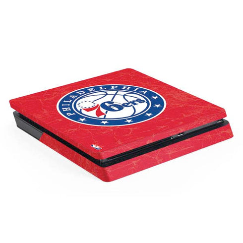 NBA Philadelphia 76ers Distressed PS4 Slim Skin