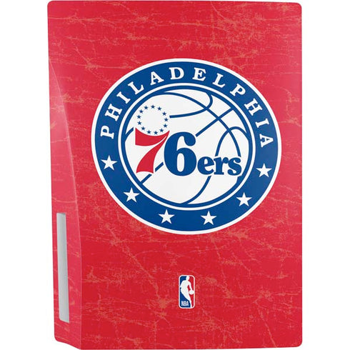 NBA Philadelphia 76ers Distressed PS5 Bundle Skin