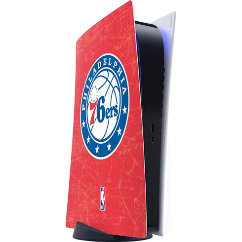NBA Philadelphia 76ers Distressed PlayStation PS5 Skins