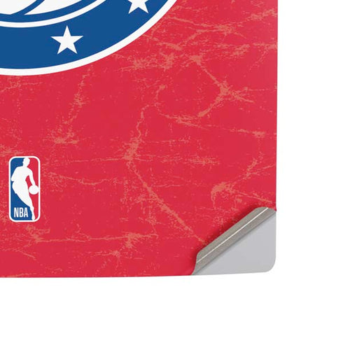 NBA Philadelphia 76ers Distressed PS5 Slim Digital Edition Console Skin