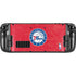 NBA Philadelphia 76ers Distressed Steam Deck Handheld Gaming Computer OLED Skin