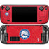 NBA Philadelphia 76ers Distressed Steam Deck Handheld Gaming Computer Skin