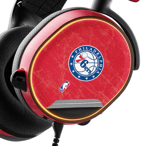 NBA Philadelphia 76ers Distressed SteelSeries Arctis 5 Skin