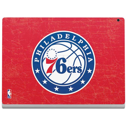 NBA Philadelphia 76ers Distressed Surface Book 2 15in Skin