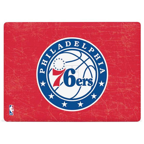 NBA Philadelphia 76ers Distressed Surface Laptop 2 Skin