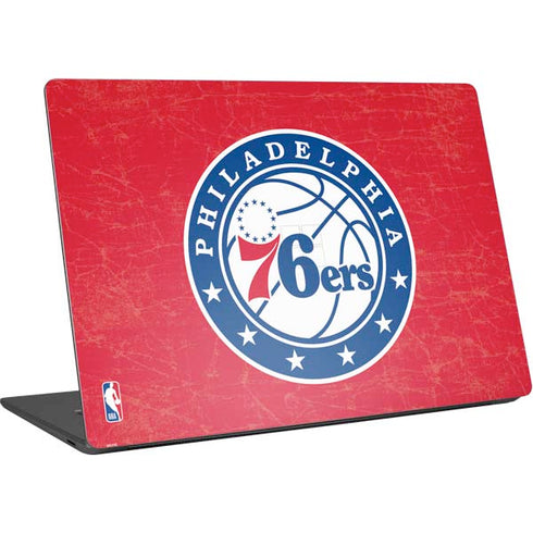 NBA Philadelphia 76ers Distressed Surface Laptop 4 15in Skin