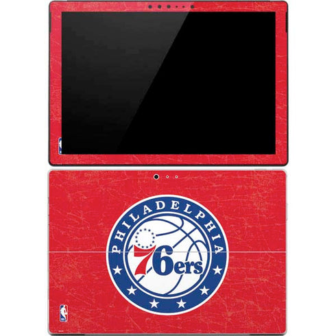 NBA Philadelphia 76ers Distressed Surface Pro 4 Skin
