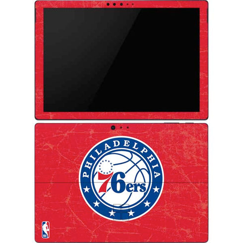 NBA Philadelphia 76ers Distressed Surface Pro 6 Skin