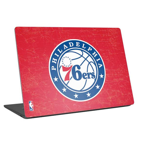 NBA Philadelphia 76ers Distressed Universal Laptop 16in (13 x 9.4in) Skin