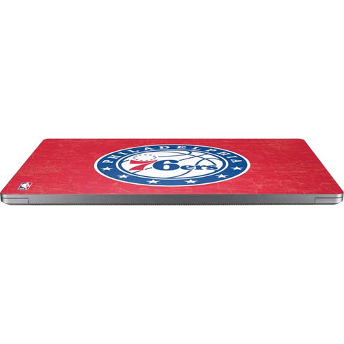 NBA Philadelphia 76ers Distressed Universal Laptop 16in (13 x 9.4in) Skin