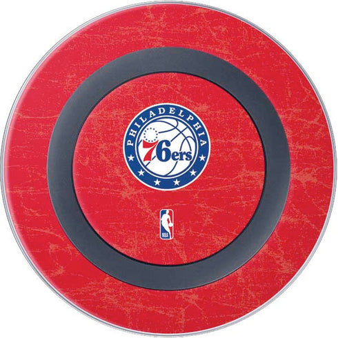 NBA Philadelphia 76ers Distressed Wireless Charger Skin