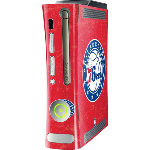 NBA Philadelphia 76ers Distressed Xbox 360 (Includes HDD) Skin