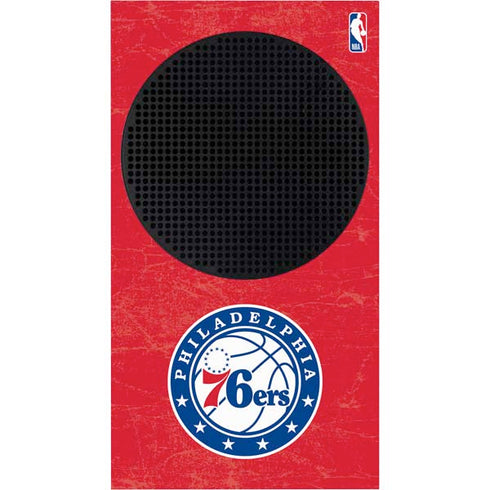NBA Philadelphia 76ers Distressed Xbox Series S Console Skin