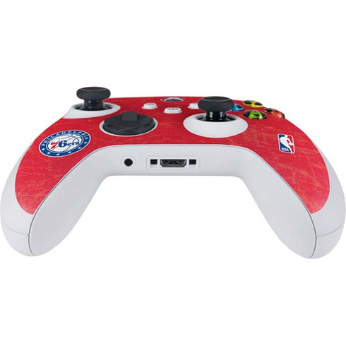 NBA Philadelphia 76ers Distressed Xbox Series S Controller Skin
