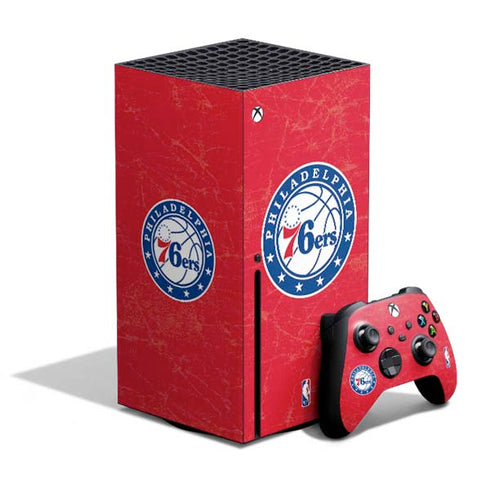 NBA Philadelphia 76ers Distressed Xbox Series X Bundle Skin