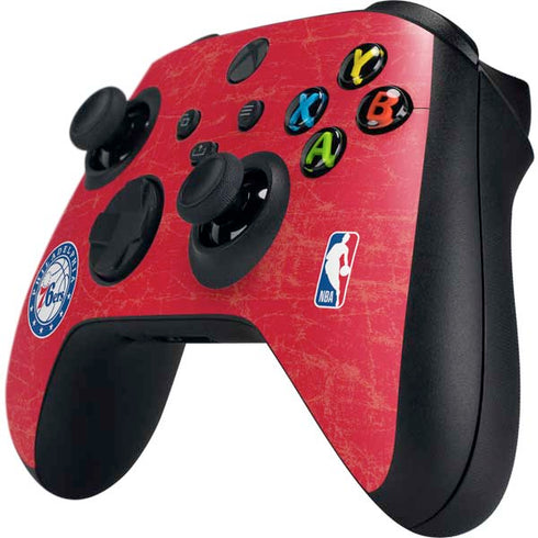 NBA Philadelphia 76ers Distressed Xbox Series X Controller Skin