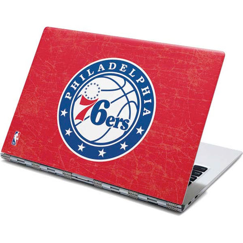 NBA Philadelphia 76ers Distressed Yoga 910 2-in-1 14in Touch-Screen Skin