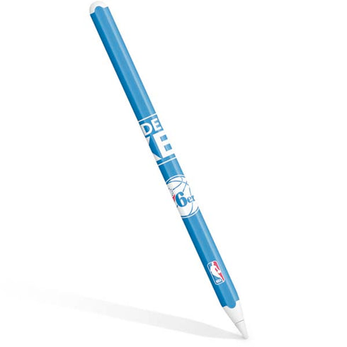 NBA Philadelphia 76ers Standard - Blue Apple Pencil (2nd Gen 2019) Skin