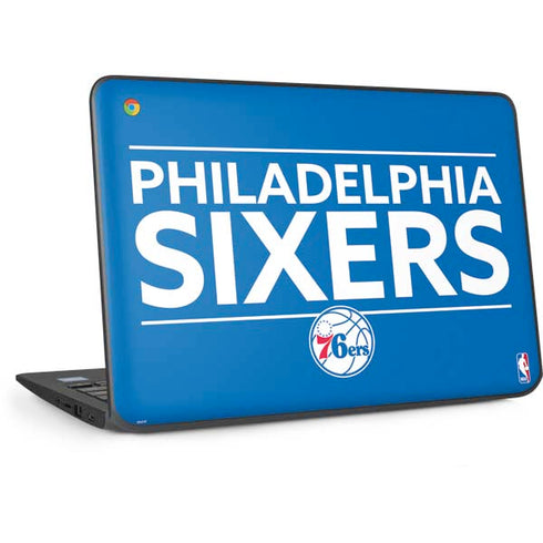 NBA Philadelphia 76ers Standard - Blue HP Chromebook Skin