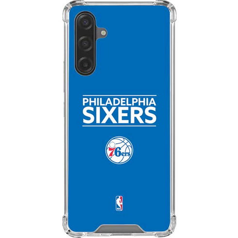 NBA Philadelphia 76ers Standard - Blue Galaxy A17 Clear Case