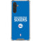 NBA Philadelphia 76ers Standard - Blue Galaxy A17 Clear Case