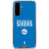NBA Philadelphia 76ers Standard - Blue Galaxy A36 5G Clear Case