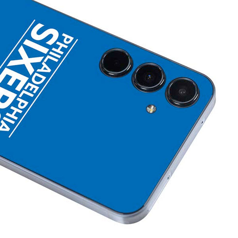 NBA Philadelphia 76ers Standard - Blue Galaxy A55 5G Skin